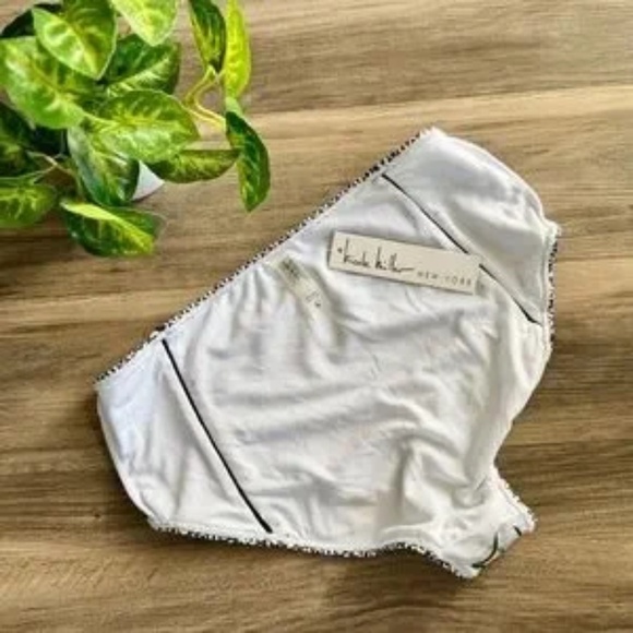 NWT Nicole Miller High-Waisted Bikini Bottom Geometric Print Size L - Picture 10 of 16